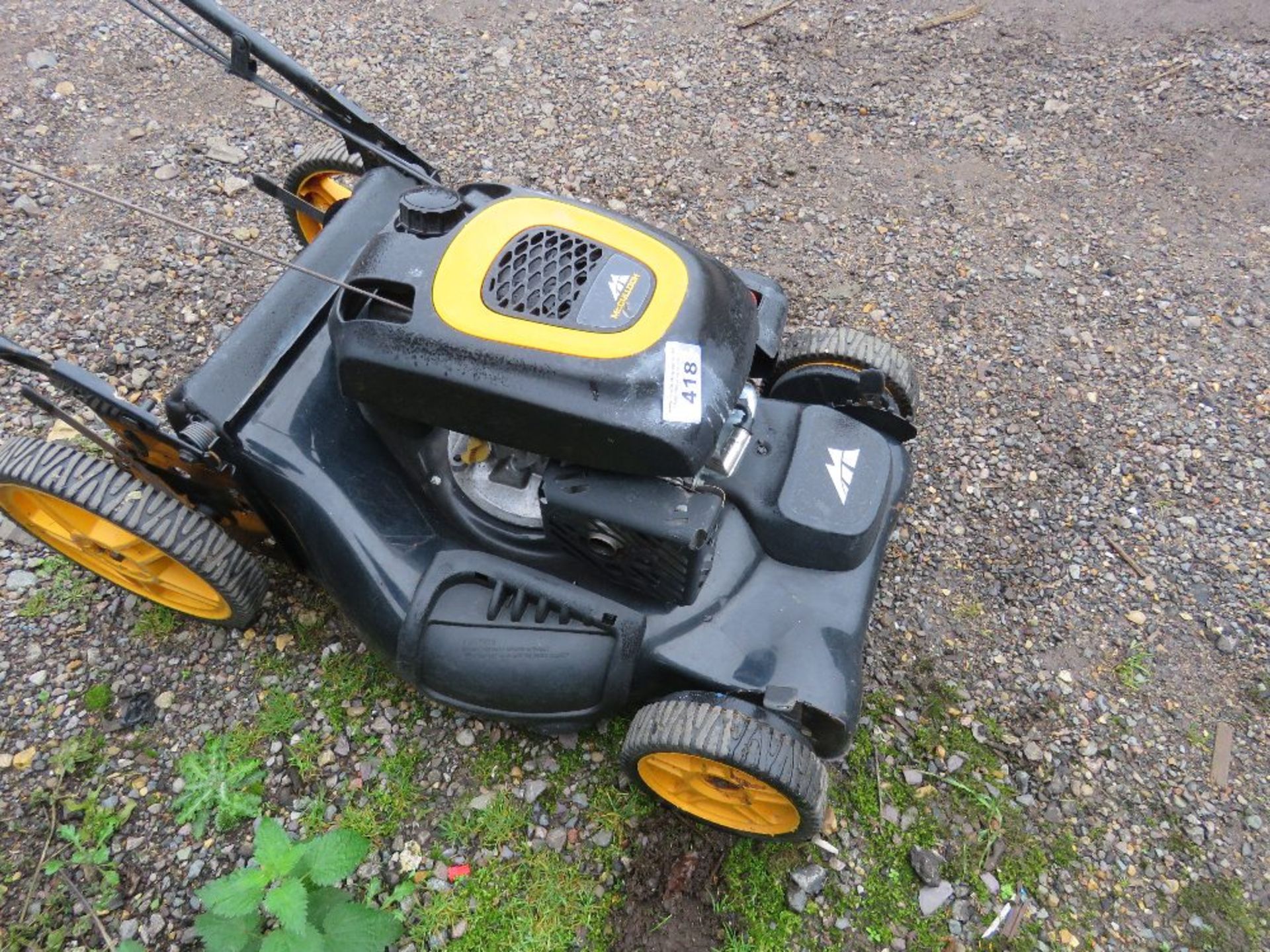 McCULLOCH PETROL ENGINED ROTARY LAWNMOWER. NO COLLECTOR. THIS LOT IS SOLD UNDER THE AUCTIONEERS - Image 2 of 3