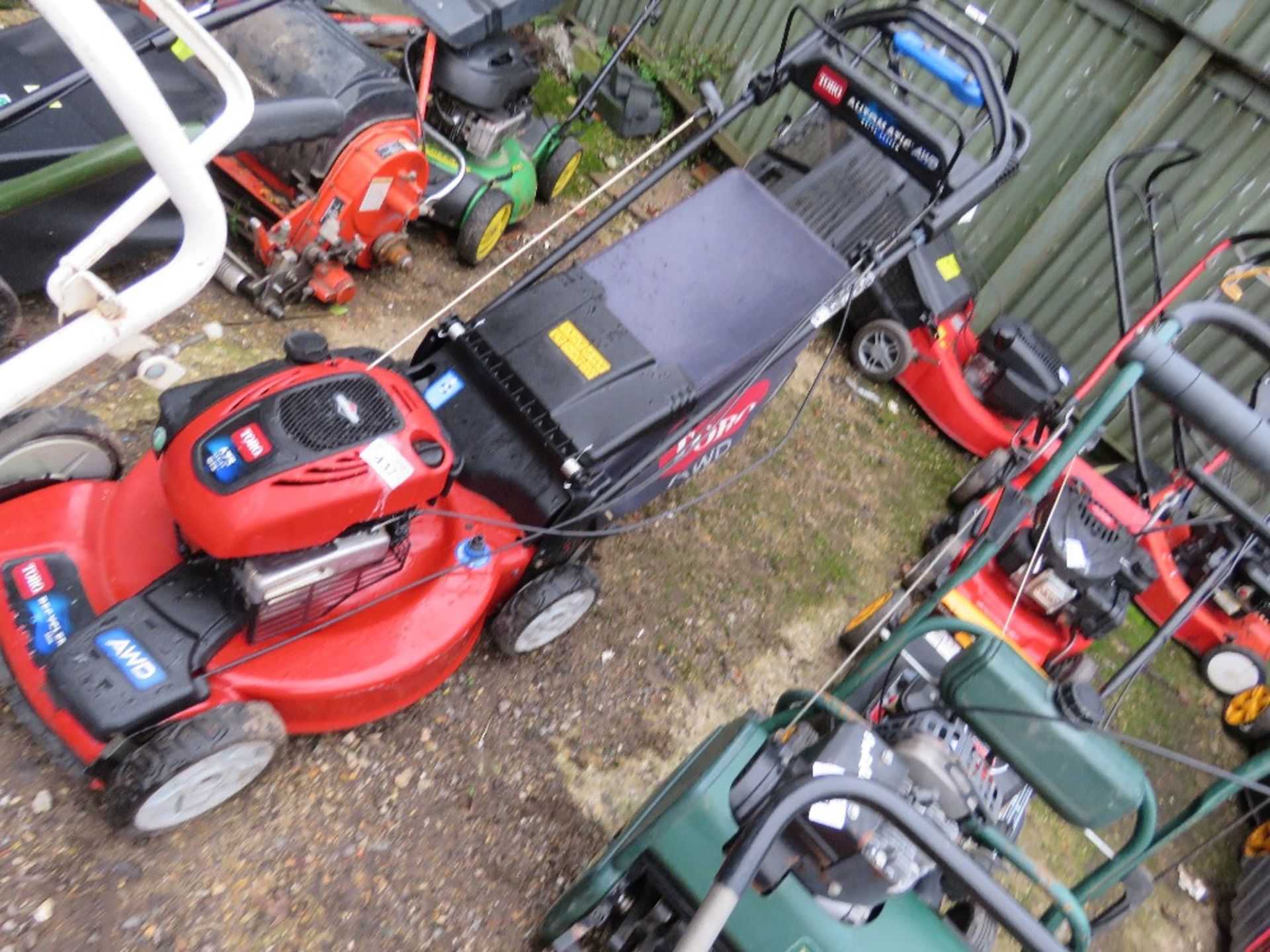 TORO PROFESSIONAL AWD PETROL ENGINED LAWN MOWER, WITH BOX. THIS LOT IS SOLD UNDER THE AUCTIONEERS