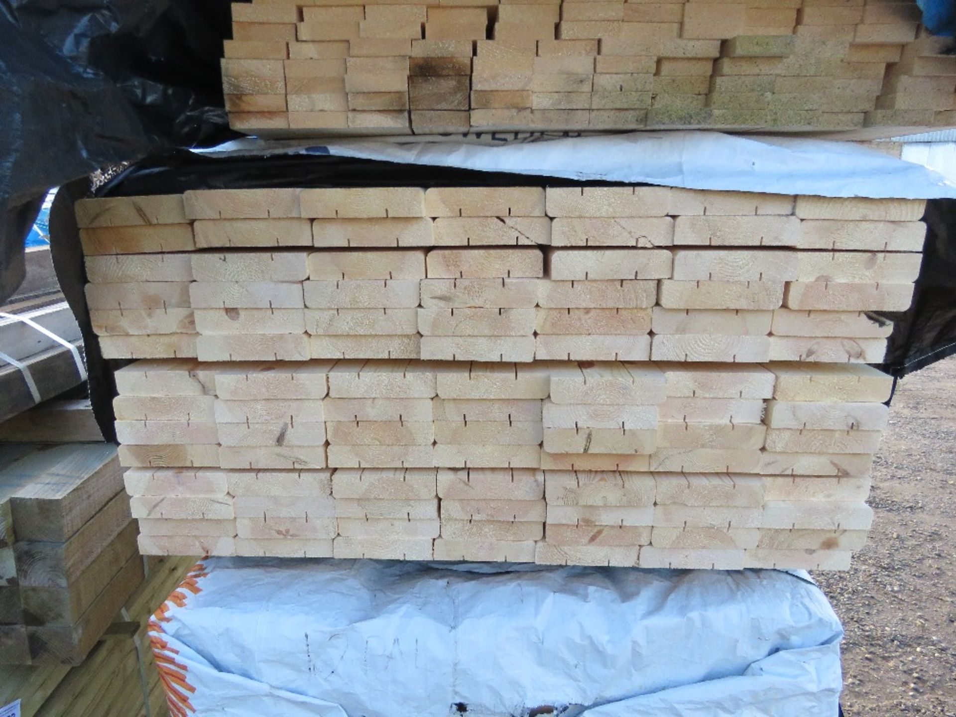 PACK OF UNTREATED TIMBER BOARDS 1.9M LENGTH X 145MM X 35MM APPROX. - Image 2 of 3