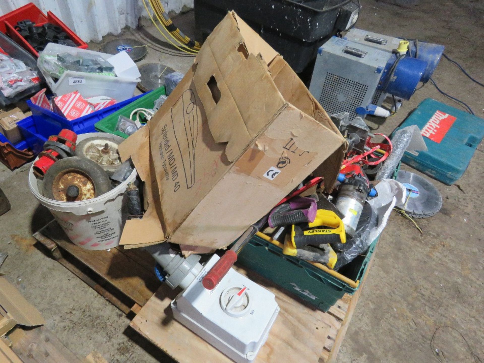 PALLET OF SUNDRIES. THIS LOT IS SOLD UNDER THE AUCTIONEERS MARGIN SCHEME, THEREFORE NO VAT WILL