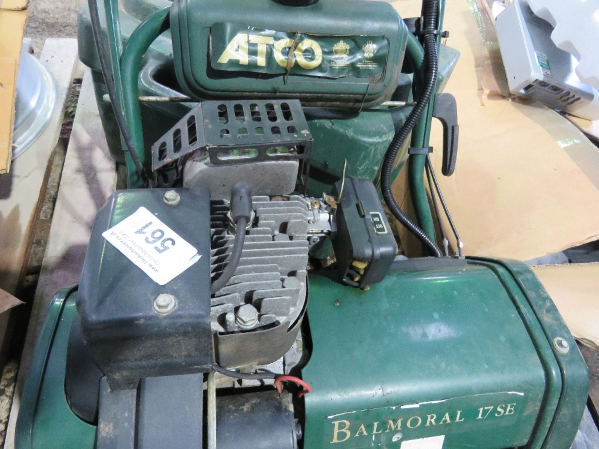 BALMORAL CYLINDER MOWER COMPLETE WITH RAKE HEADS AND BOX - Image 3 of 6