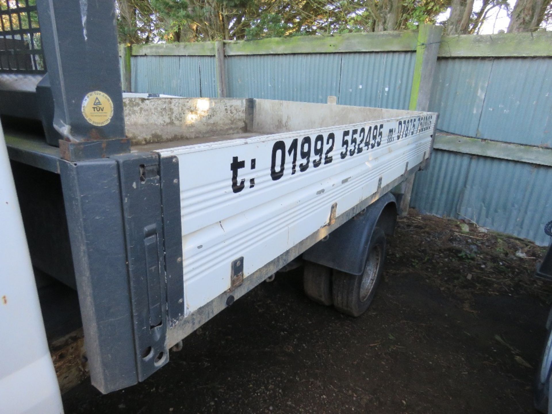 FORD TRANSIT 115T350M TIPPER TRUCK REG: WU57 OSV. 2402CC DIESEL ENGINE. WITH V5, OWNED BY VENDOR SIN - Image 8 of 11