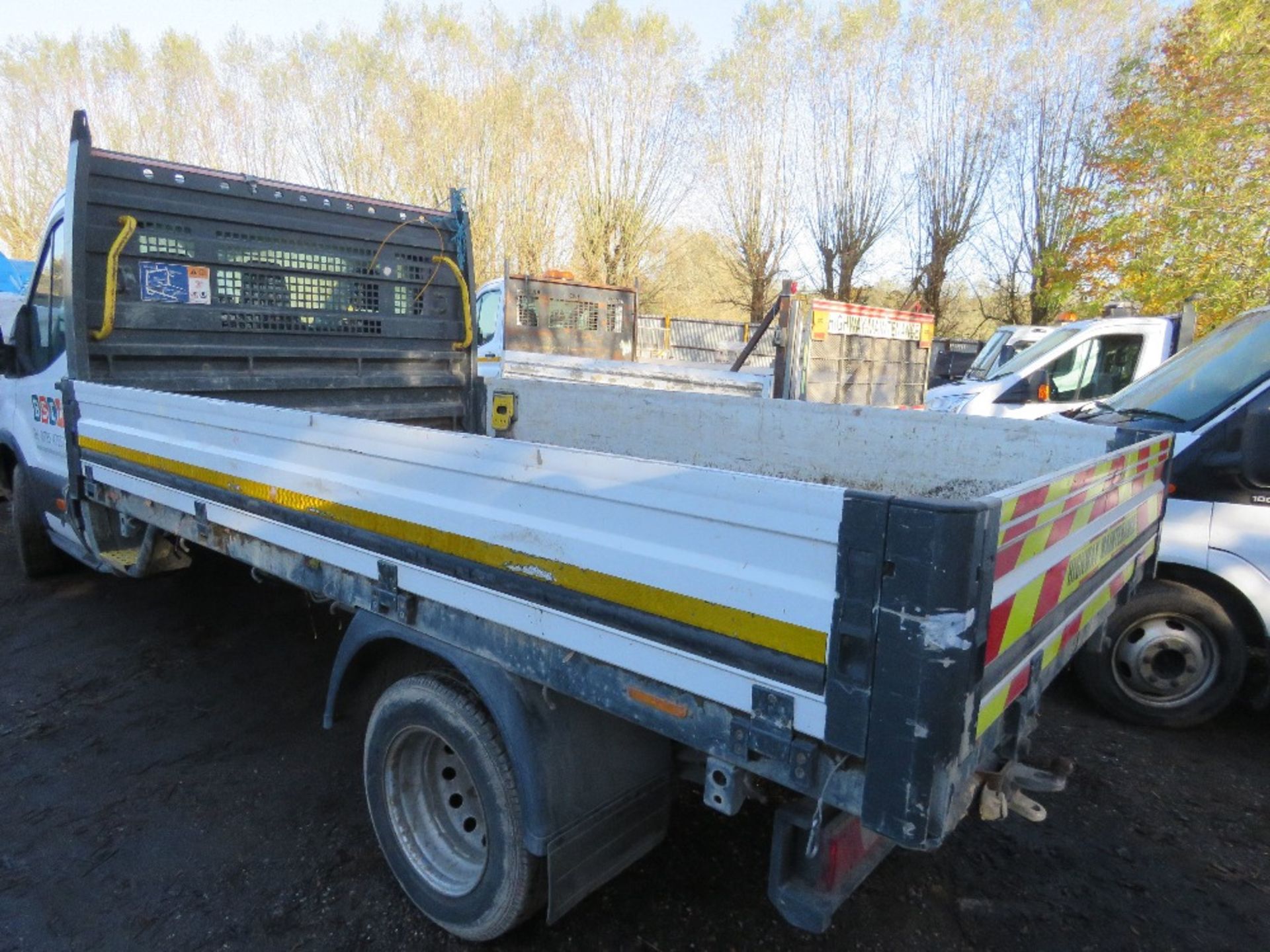 BID INCREMENT NOW £200! FORD TRANSIT 350 TWIN WHEEL 3.5TONNE DROP SIDE TRUCK REG:GK66 PKX. - Image 5 of 10