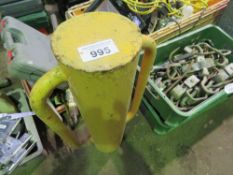 LARGE SIZED POST DRIVER. THIS LOT IS SOLD UNDER THE AUCTIONEERS MARGIN SCHEME, THEREFORE NO VAT W