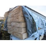 EXTRA LARGE PACK OF UNTREATED SHIPLAP TIMBER CLADDING BOARDS 100MM @ 1.83M LENGTH APPROX.