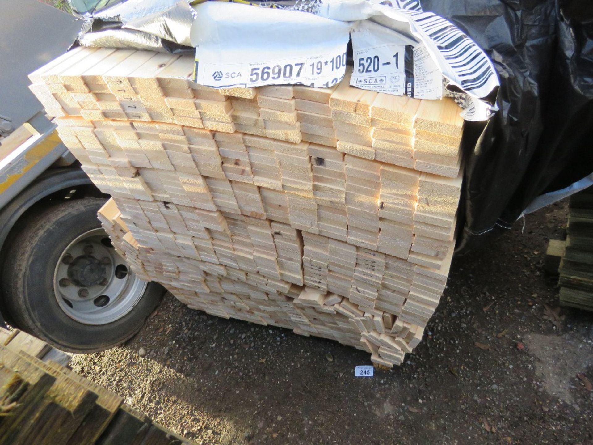 EXTRA LARGE PACK OF UNTREATED TIMBER BOARDS, 65MM X 20MM APPROX. @ 1.83M LENGTH APPROX. - Image 3 of 3