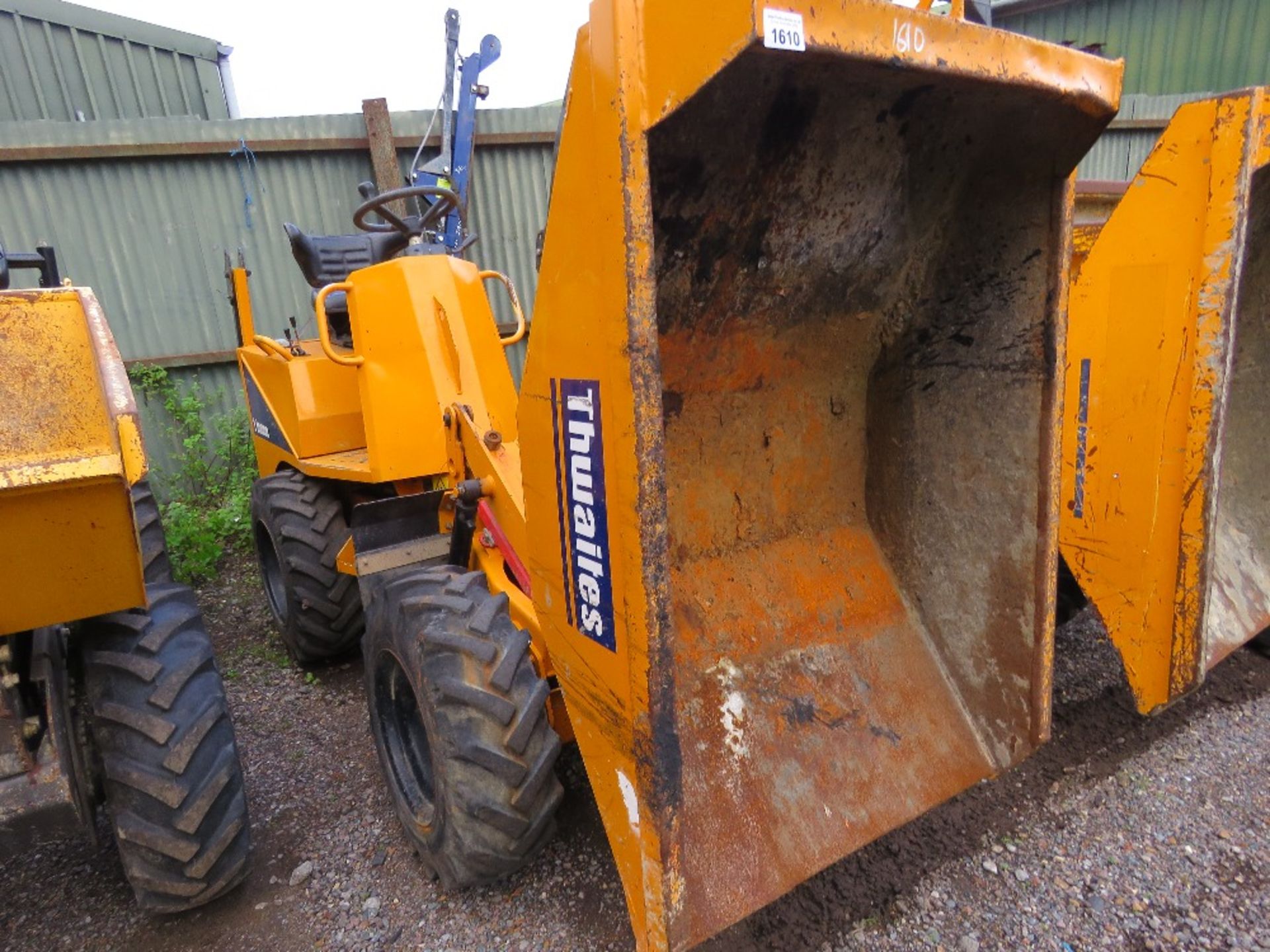 THWAITES HIGH TIP DUMPER, YEAR 2013 BUILD. SN:SLCM201Z1317C5623. (HOUR CLOCK MISSING) WHEN TESTED W