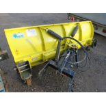 HME JOHN DEERE TYPE SNOW PLOUGH BLADE, HYDRAULIC ADJUSTMENT, 6FT WIDE APPROX. COULD MADE TO BE FITTE