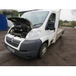 CITROEN LOW BED PLANT TRUCK, REG:BX14 OVP. 3500KG RATED WITH RAMPS. 125,870 REC MILES. WITH V5, MOT