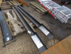 PAIR OF EXTENSION FORKLIFT TINES, 1.9M LENGTH APPROX.