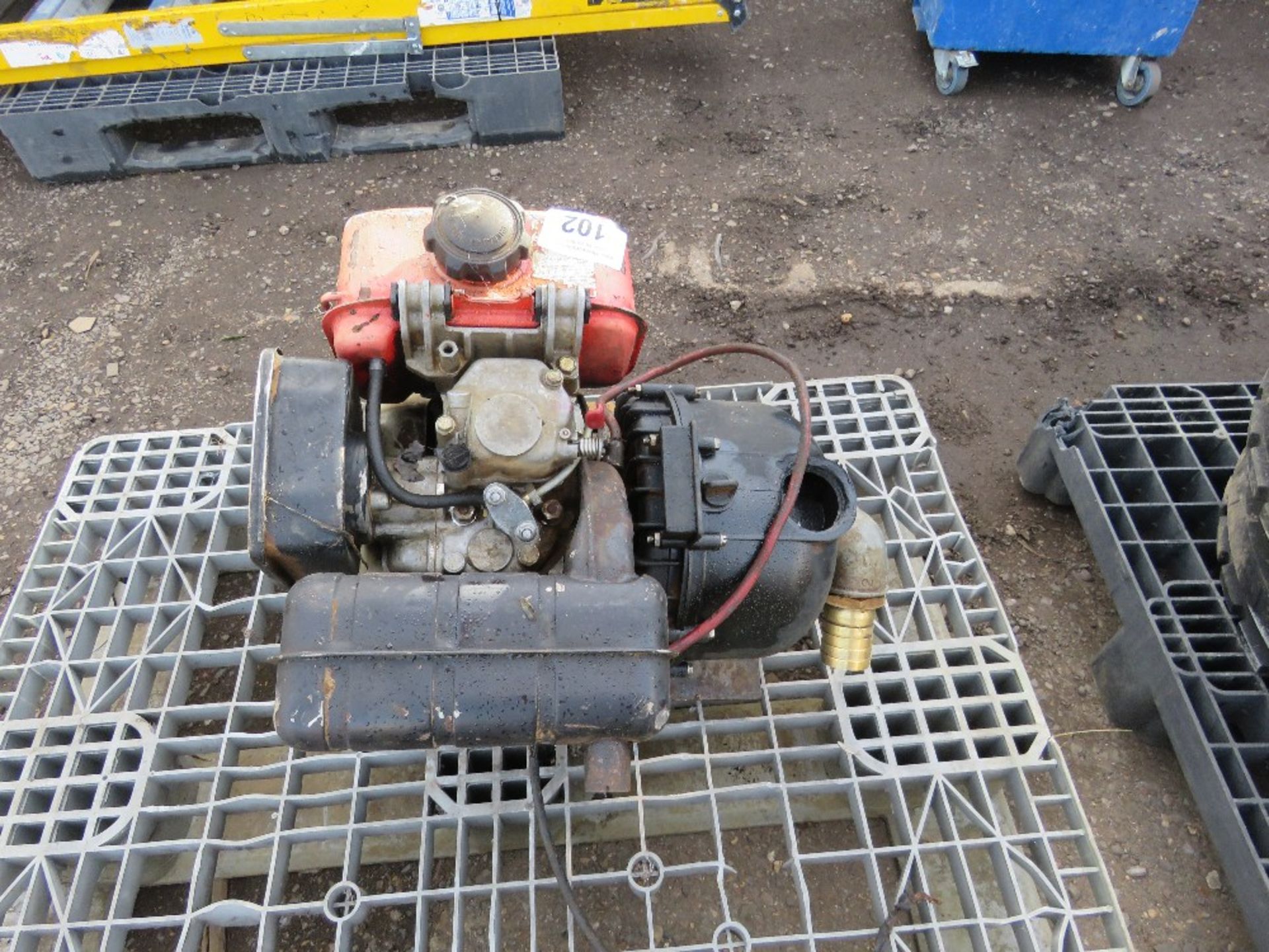 YANMAR ENGINED DIESEL WATER PUMP. - Image 3 of 4