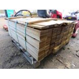PALLET OF HIT AND MISS TREATED TIMBER. THIS LOT IS SOLD UNDER THE AUCTIONEERS MARGIN SCHEME, THE