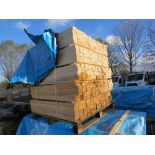 PALLET CONTAINING UNTREATED TIMBER BOARDS, 1M LENGTH X 70MM X 20MM APPROX.