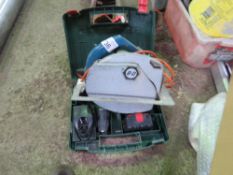 CIRCULAR SAW PLUS A BATTERY DRILL. THIS LOT IS SOLD UNDER THE AUCTIONEERS MARGIN SCHEME, THEREFO