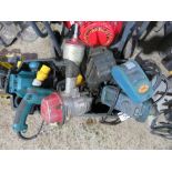 3 POWER TOOLS, AN AIR NAILER, 1 X METER, 1 X PRINTER. THIS LOT IS SOLD UNDER THE AUCTIONEERS MAR