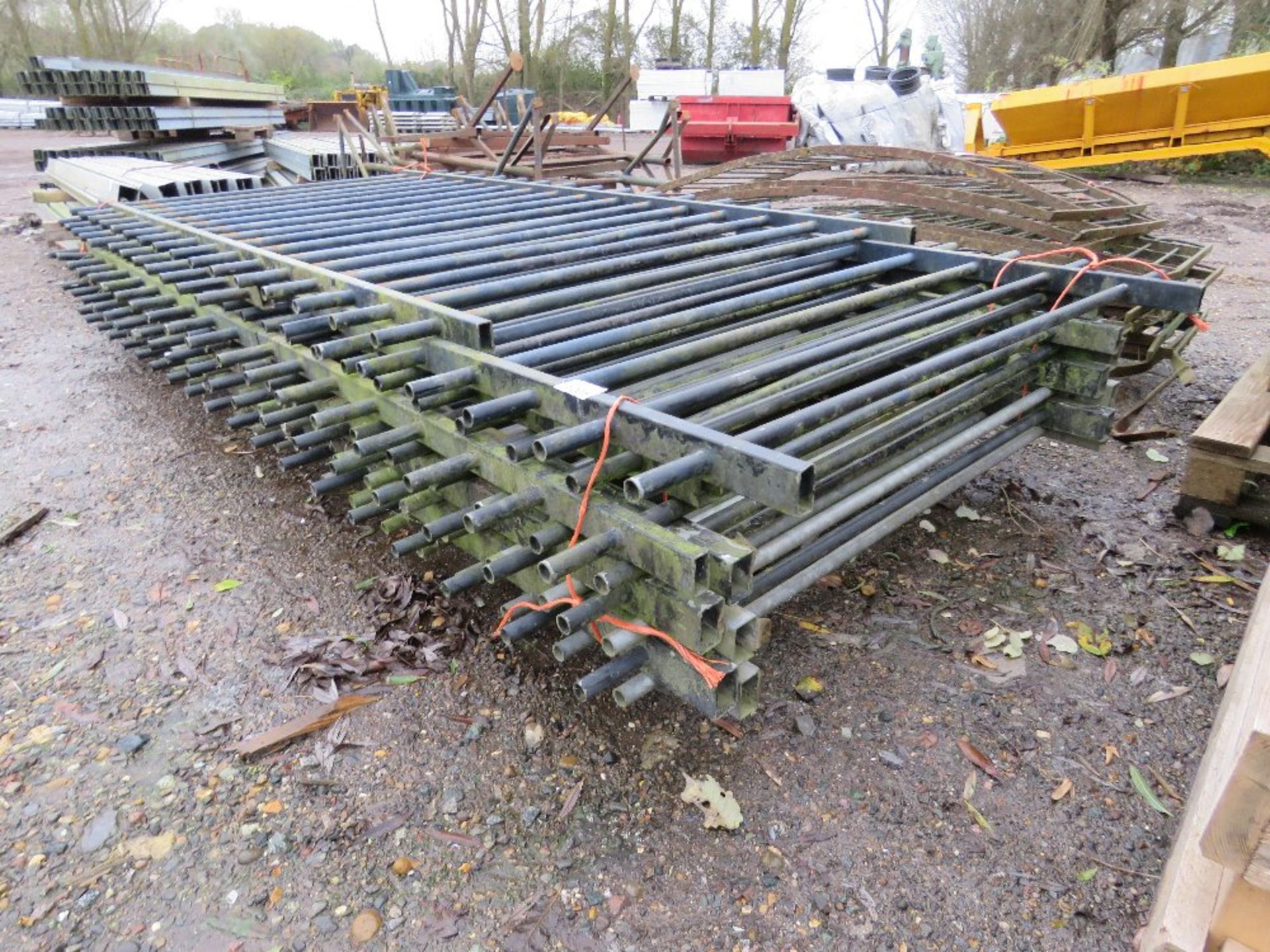 STACK OF HEAVY DUTY FENCING 1.1M - 3M WIDTH APPROX. THIS LOT IS SOLD UNDER THE AUCTIONEERS MARGIN