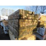 PACK OF TIMBER FENCE POSTS 1.8M LENGTH X 75MM X 75MM APPROX. 145NO IN TOTAL APPROX.