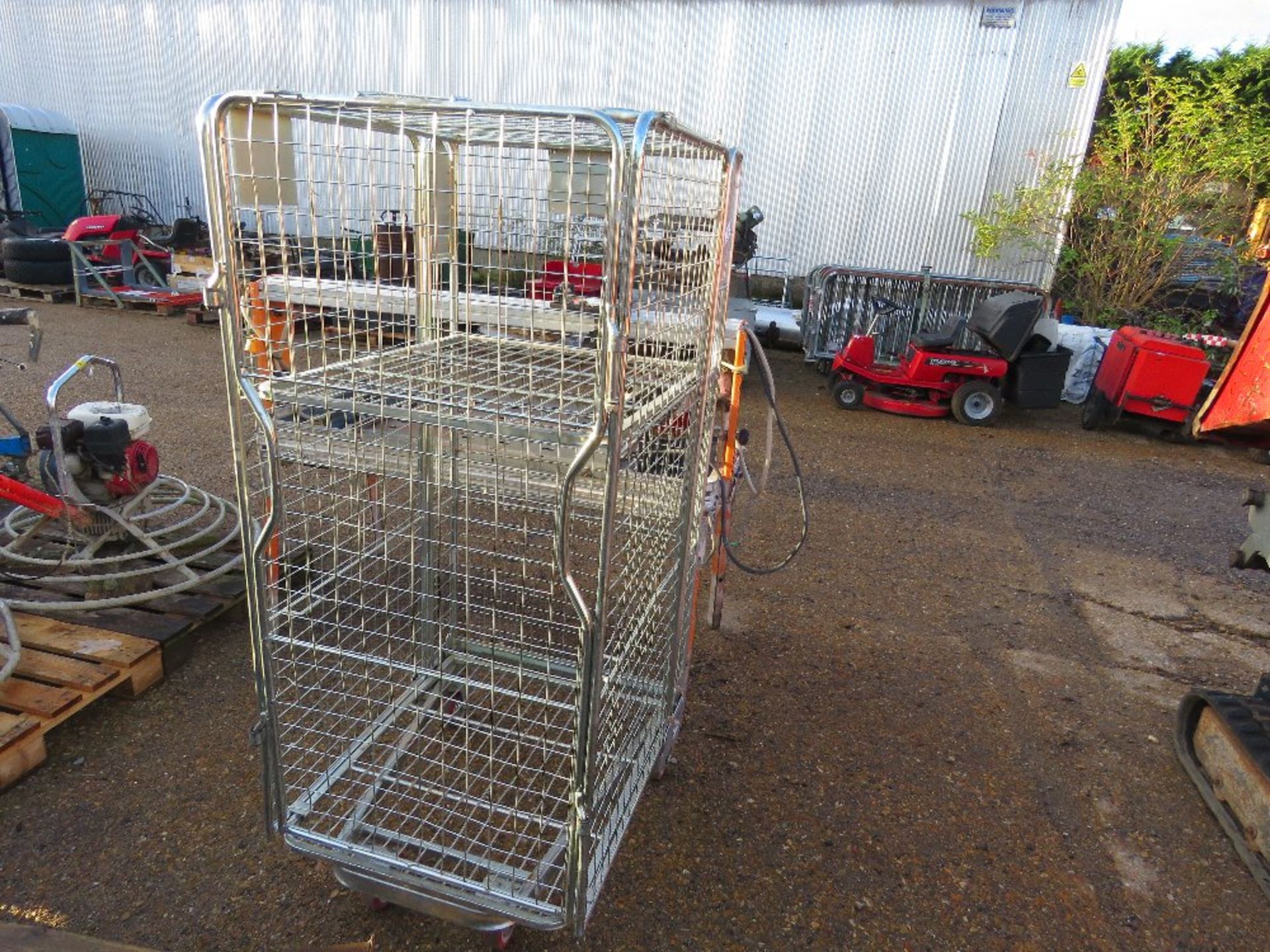 WHEELED CAGE TROLLEY.