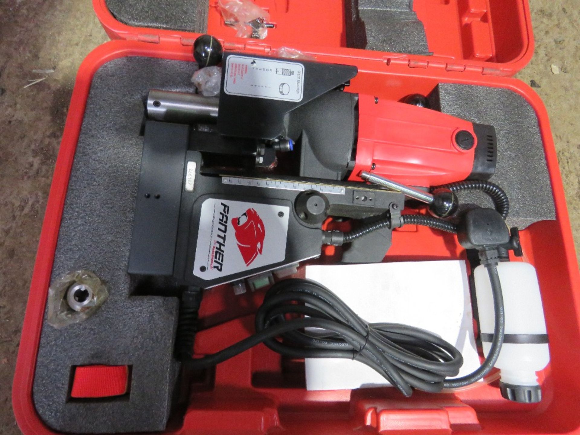 PANTHER 240V MAGNETIC DRILL, LITTLE USED. - Image 2 of 4