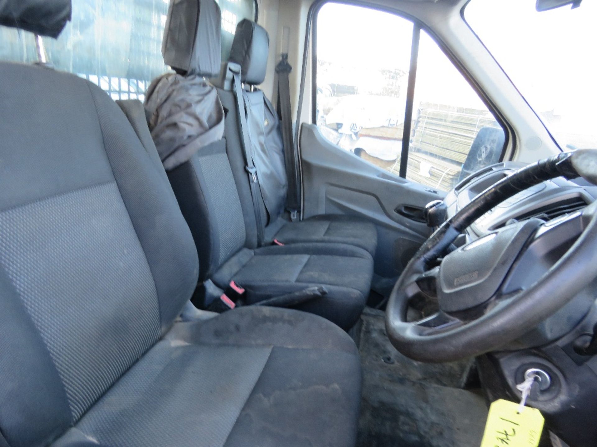 BID INCREMENT NOW £200! FORD TRANSIT 350 TWIN WHEEL 3.5TONNE DROP SIDE TRUCK REG:GK66 PKX. - Image 8 of 10