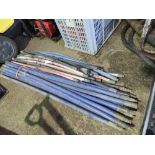 QUANTITY OF DRAIN RODS. SOURCED FROM COMPANY LIQUIDATION.