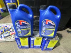 5 X HYDRAULIC OILS AND TRANSMISSION FLUIDS. SOURCED FROM COMPANY LIQUIDATION.