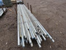 STILLAGE OF SCAFFOLDING TUBES 15-17FT LENGTH APPROX. 50 NO. IN TOTAL APPROX. SOURCED FROM COMPANY LI