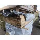 SMALL PACK OF UNTREATED BATTENS, 40MM X 17MM @ 1.83M LENGTH APPROX.