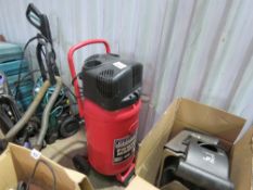 SEALEY 240V UPRIGHT COMPRESSOR. THIS LOT IS SOLD UNDER THE AUCTIONEERS MARGIN SCHEME, THEREFORE