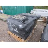 2 X PALLETS OF HERAS TYPE FENCE BASES/FEET, APPROXIMATELY 65NO IN TOTAL. THIS LOT IS SOLD UNDER