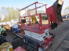 SKYJACK 3219 SCISSOR LIFT ACCESS PLATFORM, YEAR 2011 BUILD. SN: 22025747. WHEN TESTED WAS SEEN TO DR