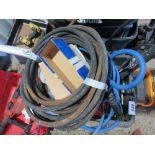 BOX OF SUNDRIES INCLUDING PRESSURE WASHER HOSES ETC.