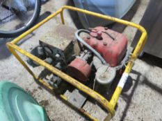 GAS POWERED GENERATOR. THIS LOT IS SOLD UNDER THE AUCTIONEERS MARGIN SCHEME, THEREFORE NO VAT WI