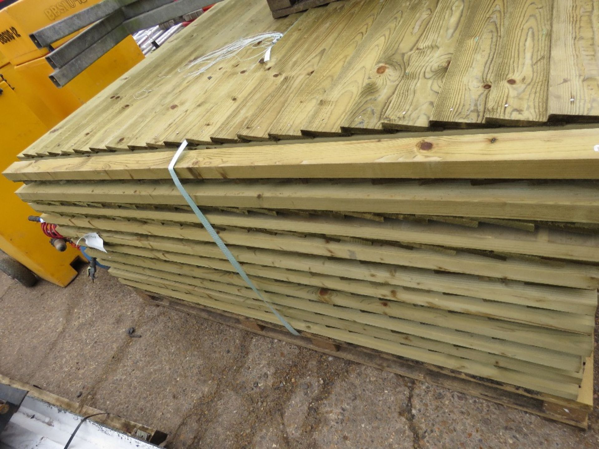 20NO FEATHER EDGE CLAD FENCING PANELS, PRESSURE TREATED, 1.8M X 1.83M APPROX. - Image 2 of 2