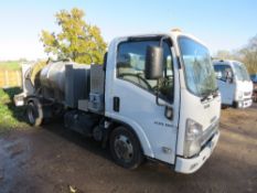 ISUZU GRAFTER EASY SHIFT N35-150 TOILET SERVICE TRUCK, REG: PO62 EJJ. WITH V5 1 OWNER FROM NEW MOT