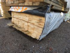 PACK OF UNTREATED SINGLE SIDED/EDGING SHIPLAP TIMBER BOARDS @ 1.83M LENGTH APPROX.
