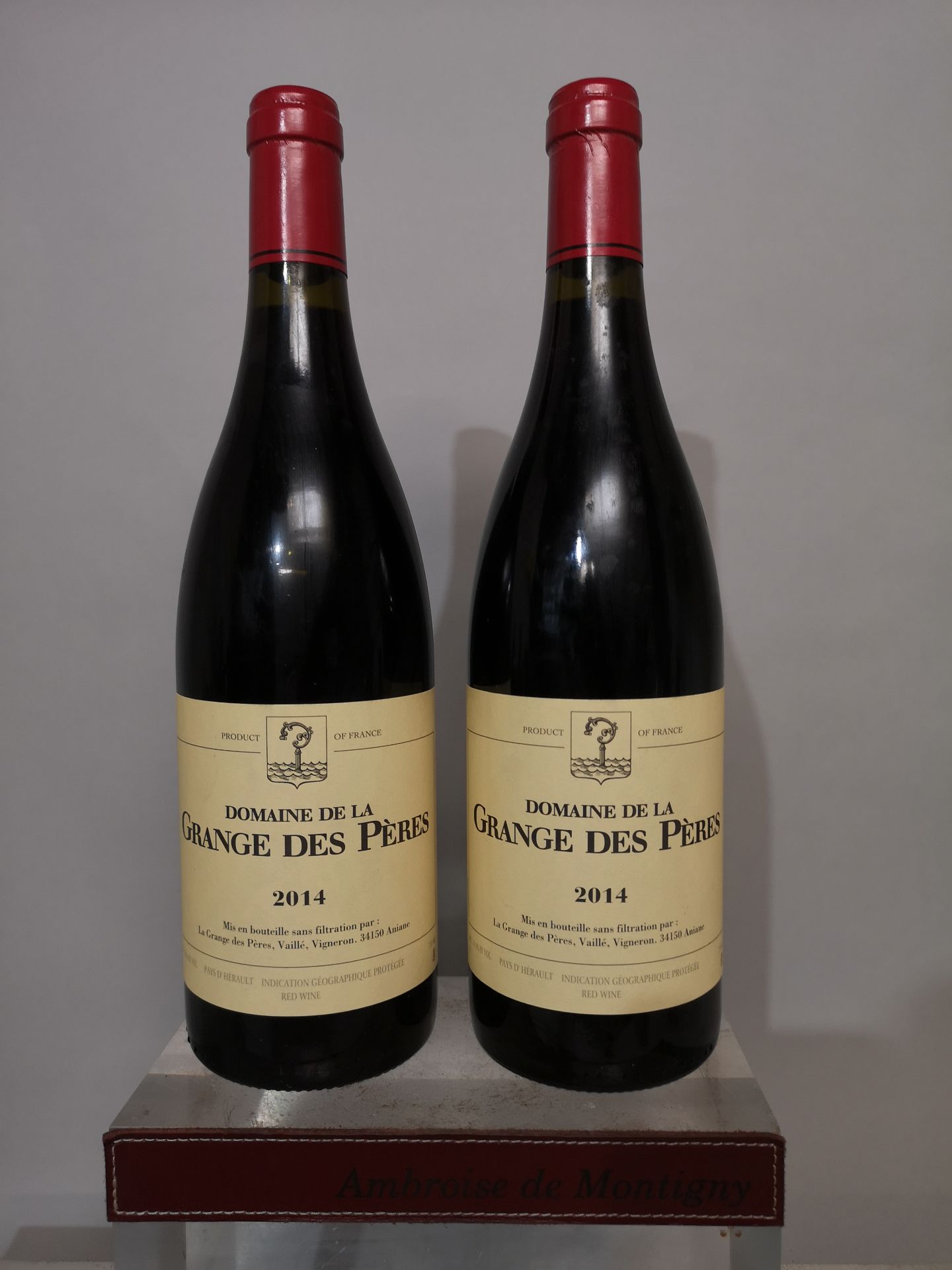 2 bottles Domaine de La GRANGE des PERES - VDP HERAULT 2014.