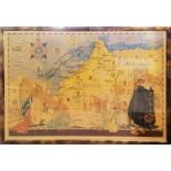 Carriat-Rolant: Map of Morocco Afrip Casablanca. Printed by Gaillard-MarocSun: 66 x 95 cm.(T