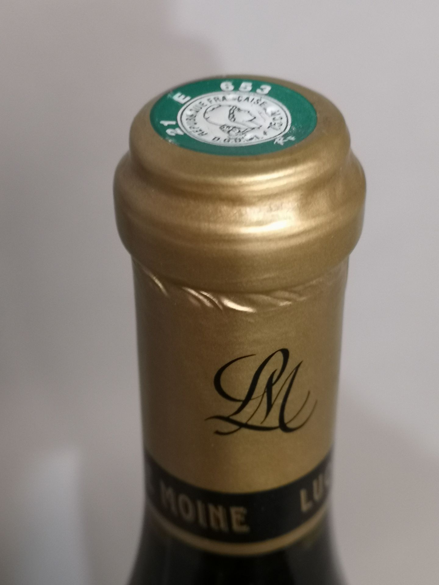 1 closed bottle of La Roche Grand Cru - Lucien Le Moine 2012. - Image 2 of 2