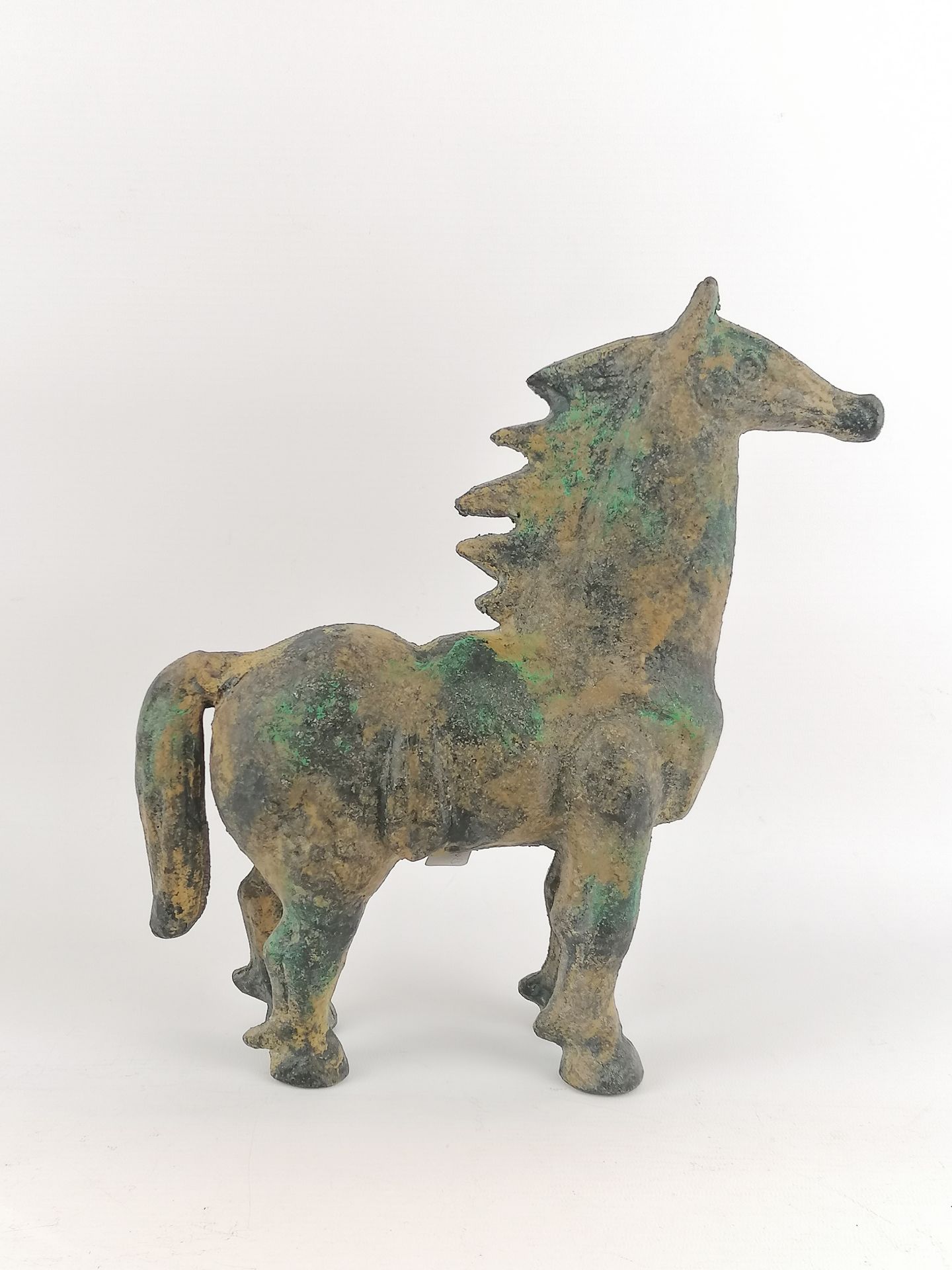 According to Georges Braque (1882-1963)HorsePatinated bronze test.H .: 29.5 cm