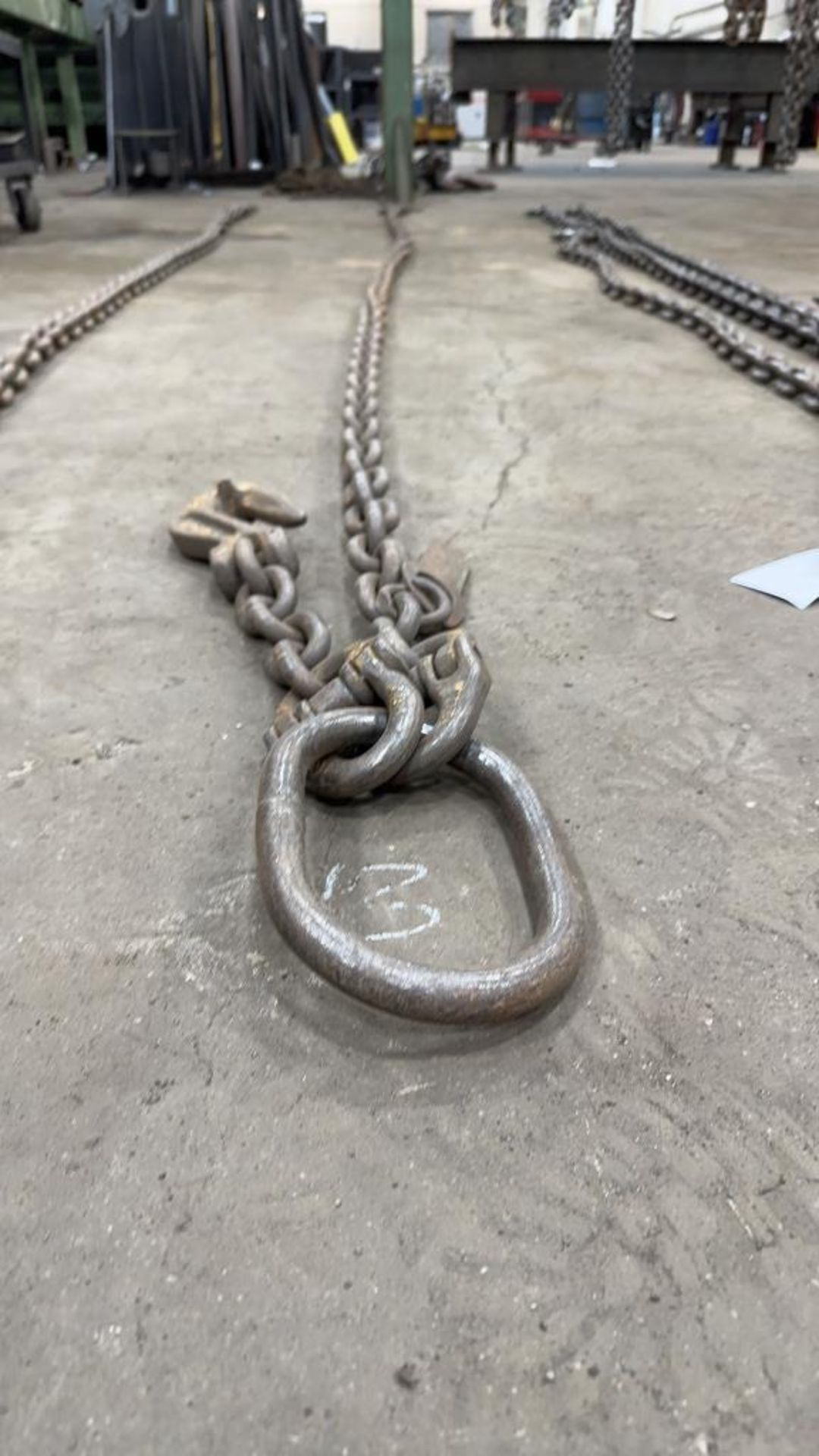 13ft Chain on Rigging Ring with Hoist Hooks