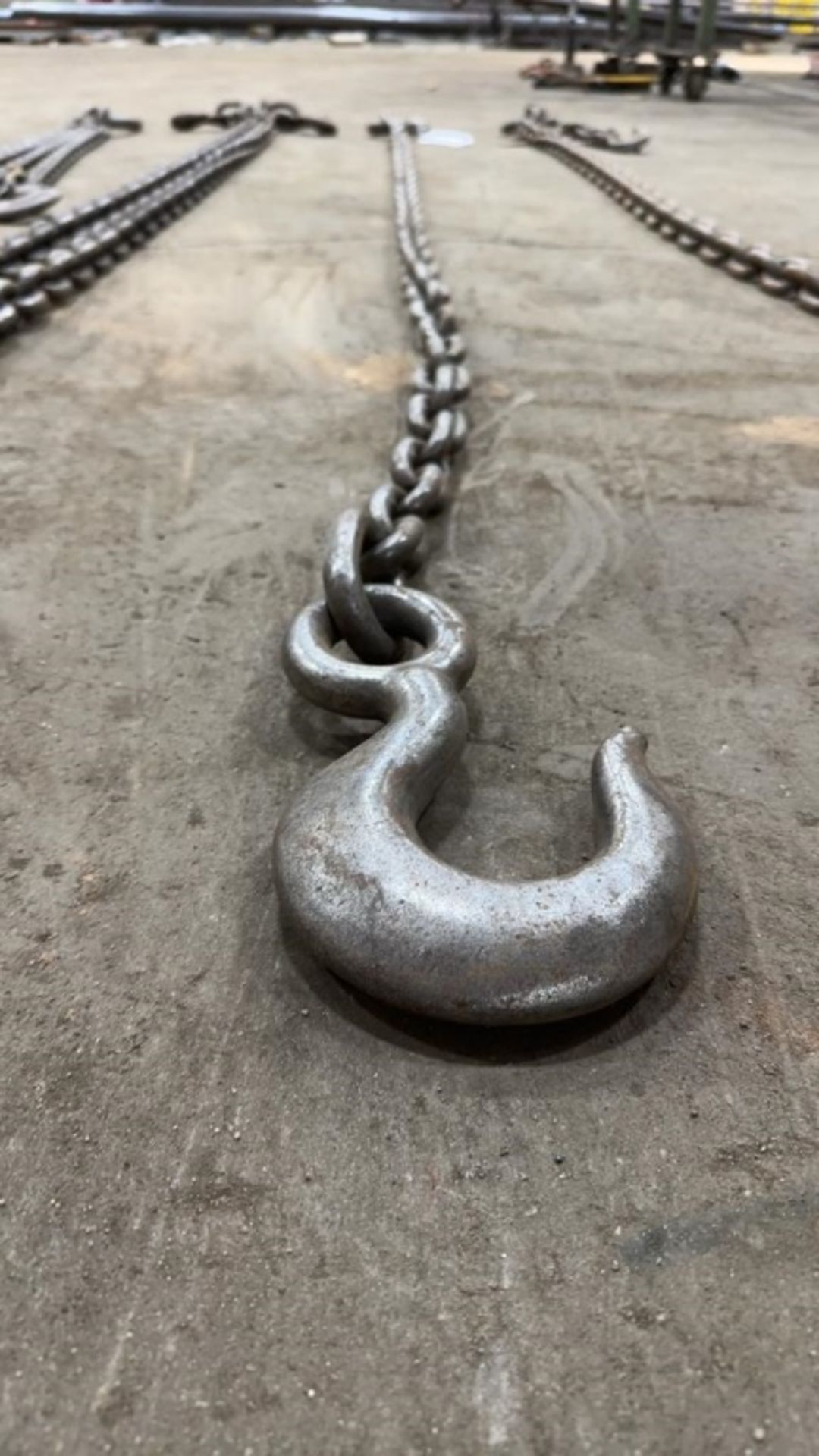 8ft Chain on Rigging Ring with Hoist Hook - Image 2 of 4