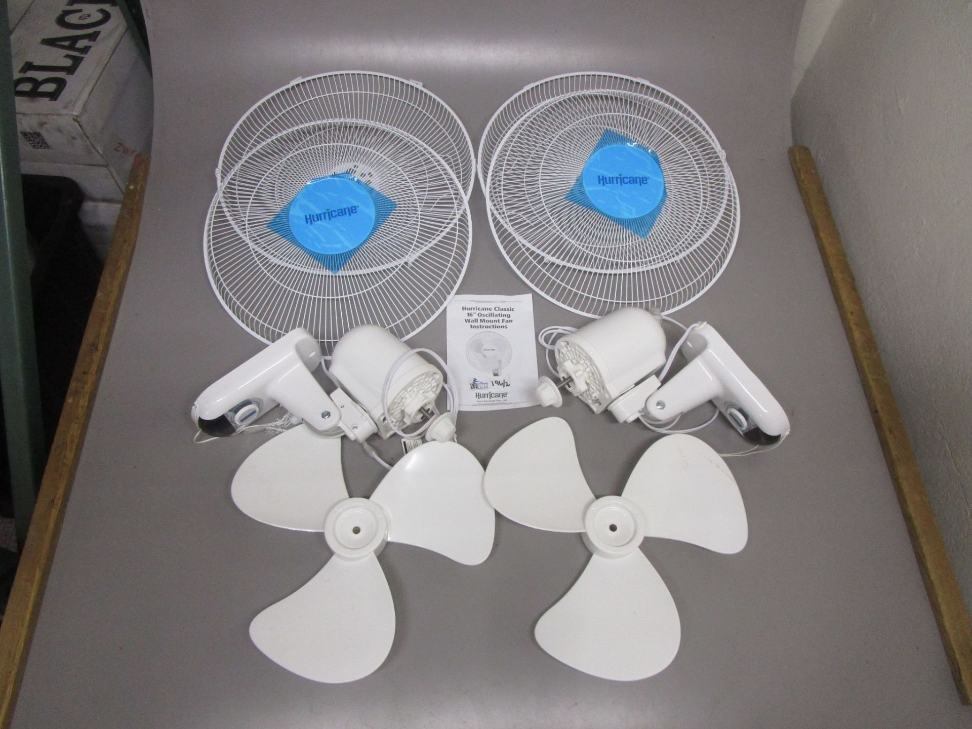 LOT OF 2 HURRICANE WALL FANS IN ORIGINAL BOXES - Image 2 of 4