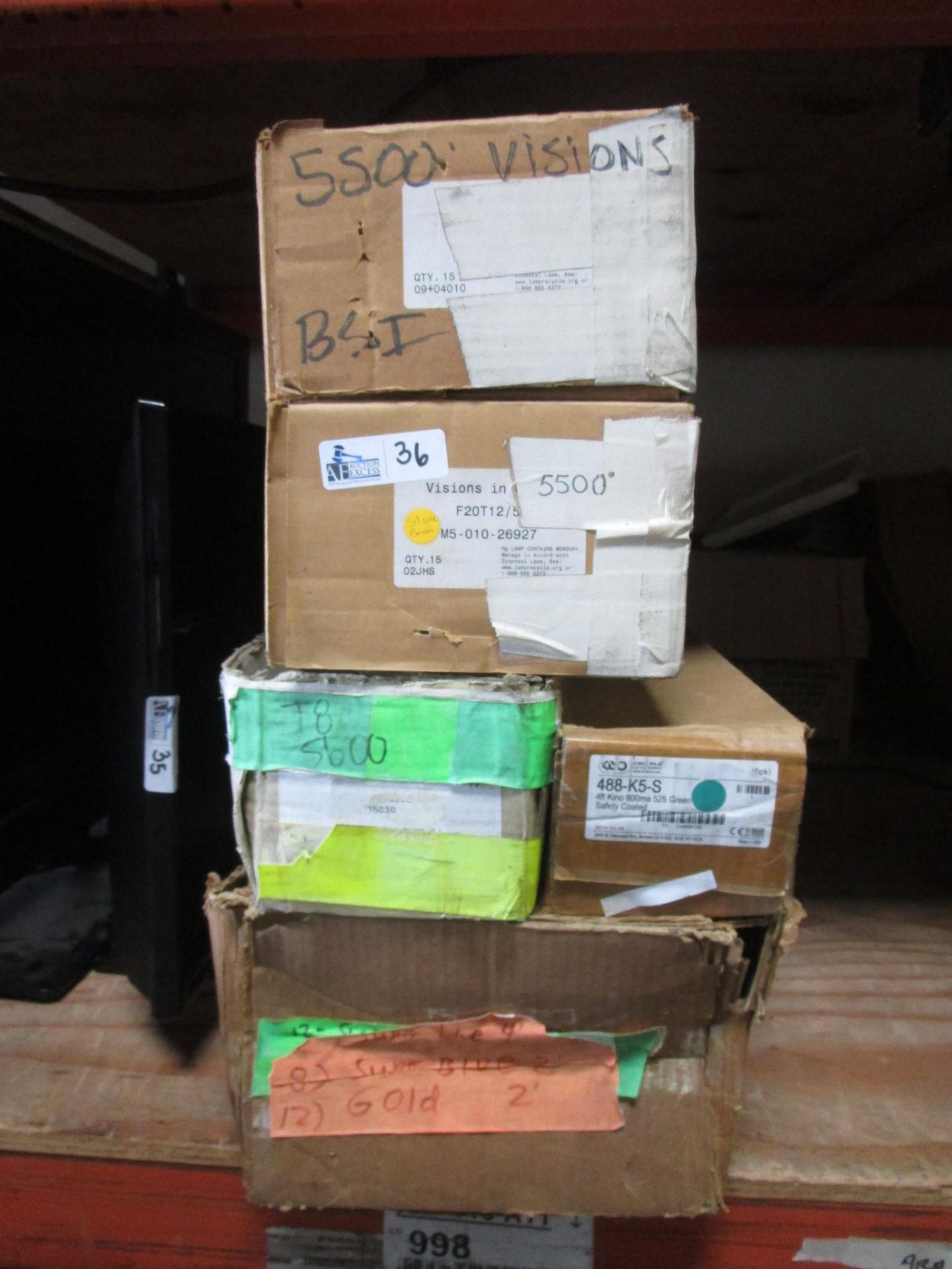 5 BOXES FLUOURESCENT TUBE LIGHTS NOS - Image 5 of 5