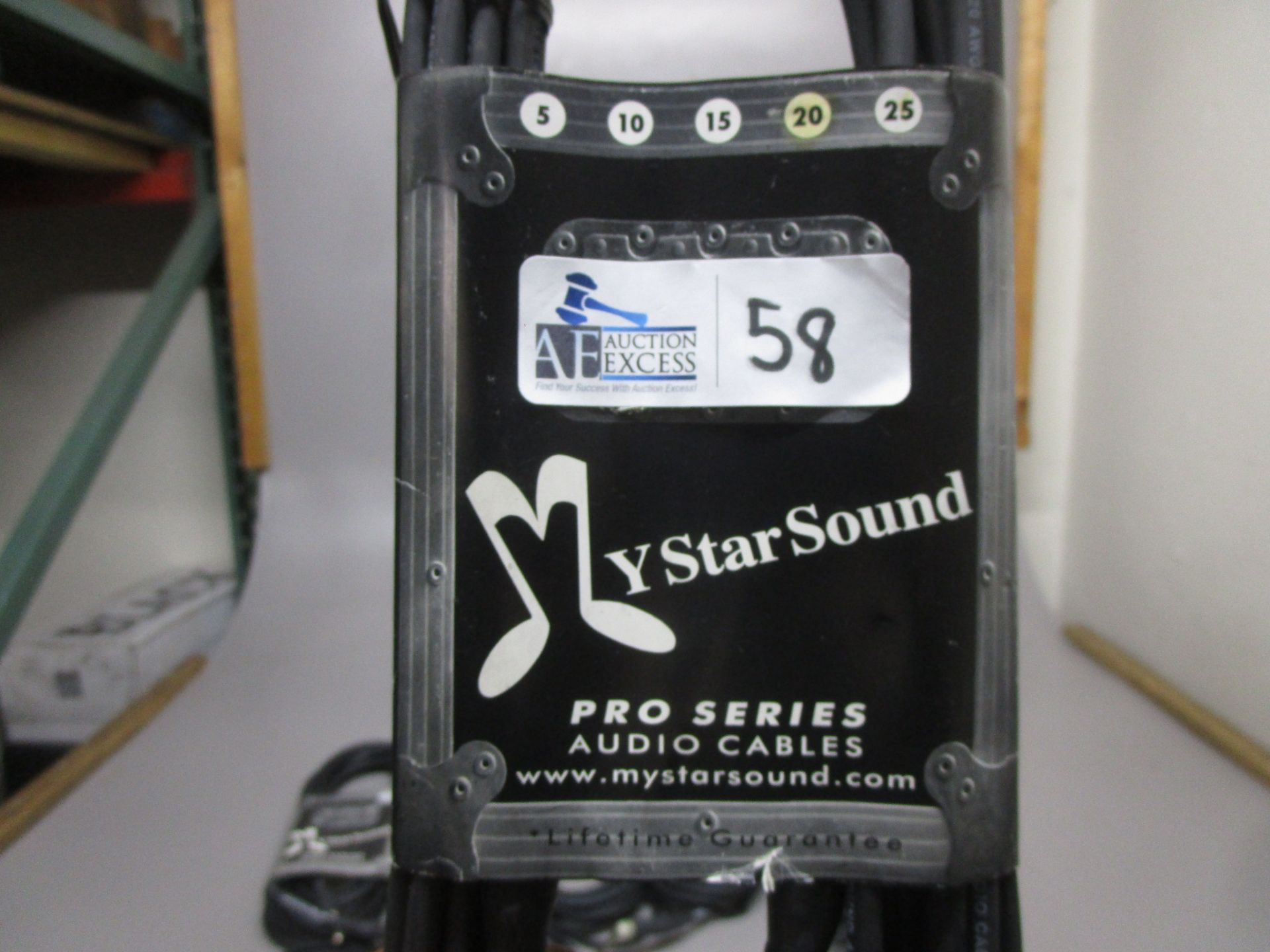 LOT OF 9 MY STAR SOUND PRO SERIES AUDIO GUITAR CABLES NOS - Image 2 of 2