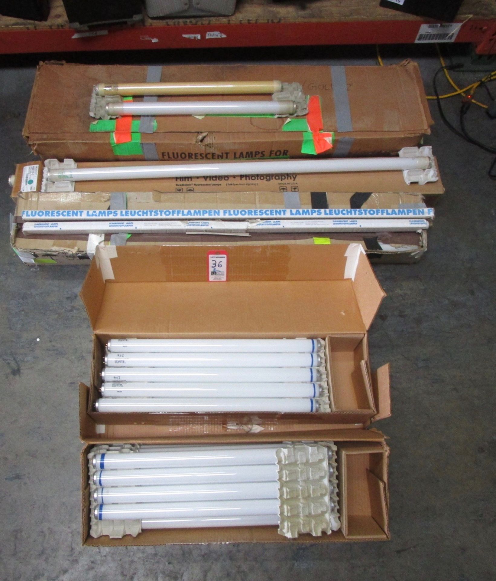 5 BOXES FLUOURESCENT TUBE LIGHTS NOS - Image 2 of 5
