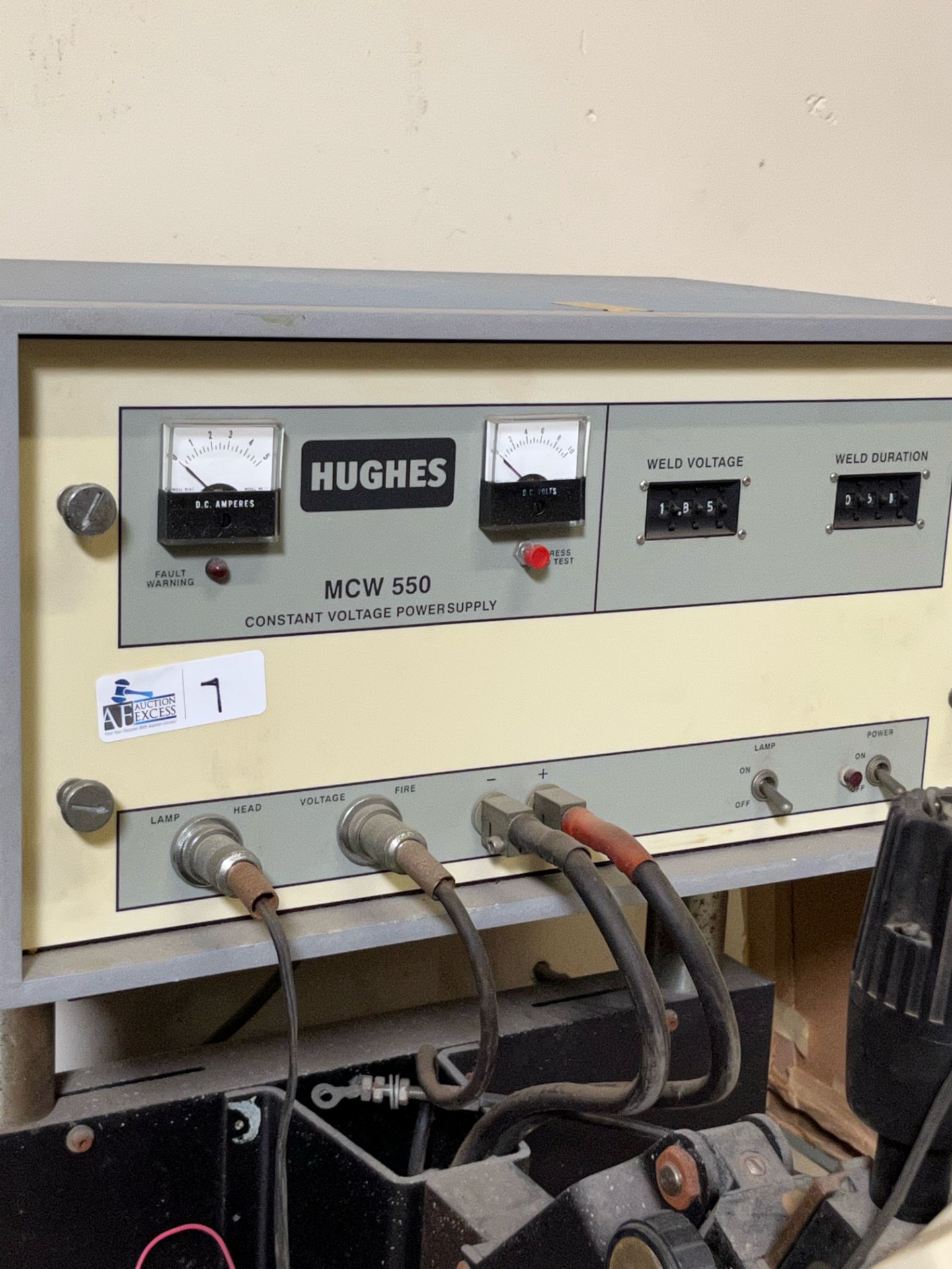 HUGHES MCW-550 POWER SUPPLY WITH BAUSCH & LOMB MICROSCOPE - Image 3 of 3