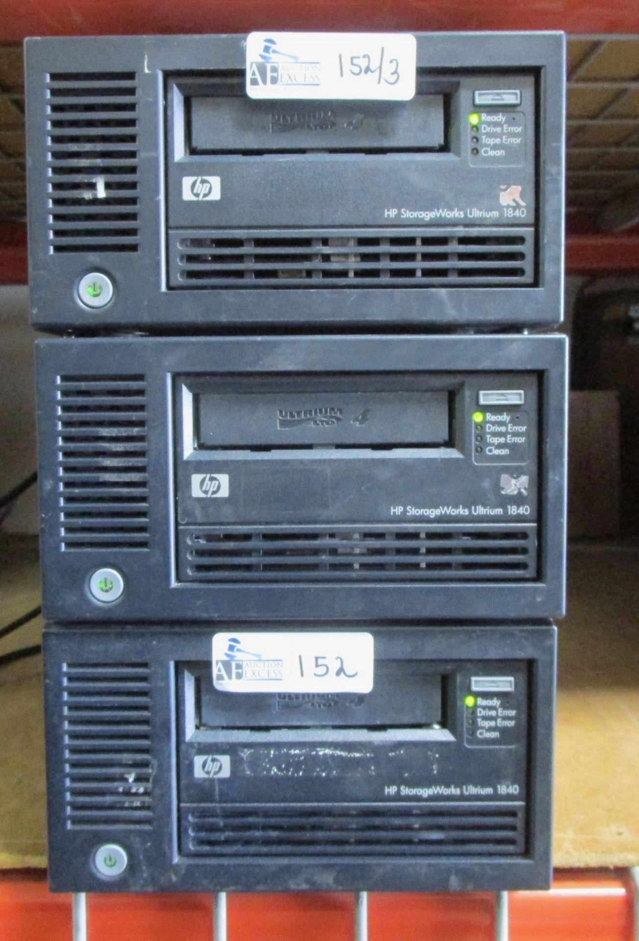 LOT OF 3 HP ULTRIUM 1840 LTO4 DRIVES