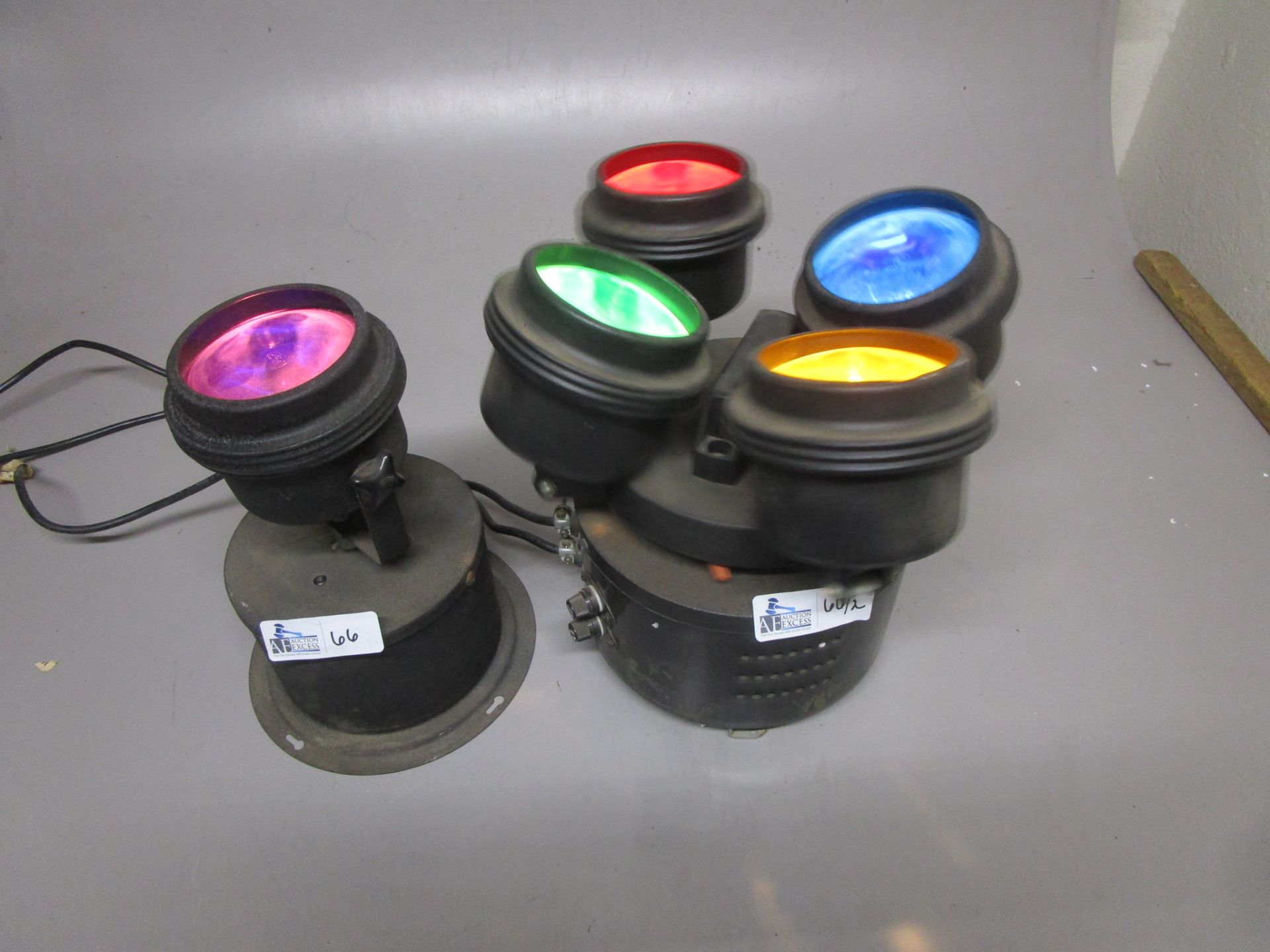 LOT OF 2 AMERICAN DJ COLOR LIGHTS - Image 2 of 2