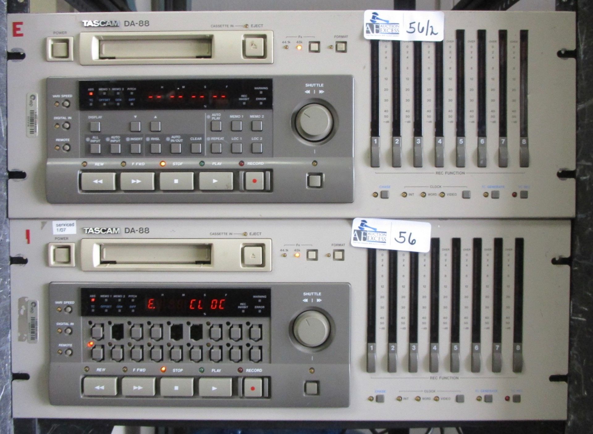 LOT OF 2 TASCAM DA-88